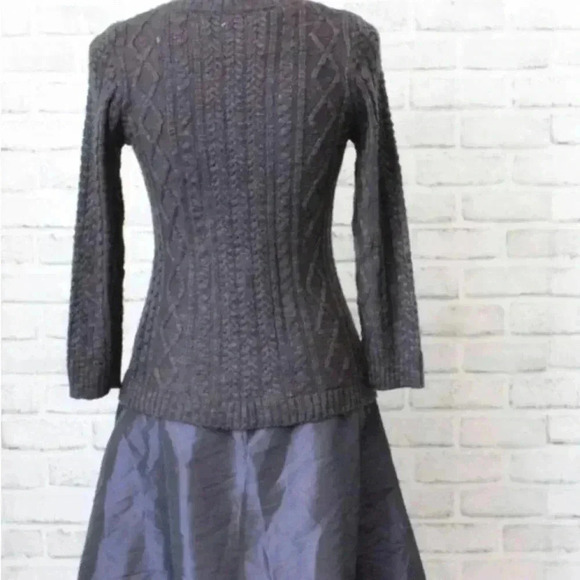 MI XT  Plus Size By Heidi Weisel Grey Sweater Dress size 1X - Picture 6 of 6